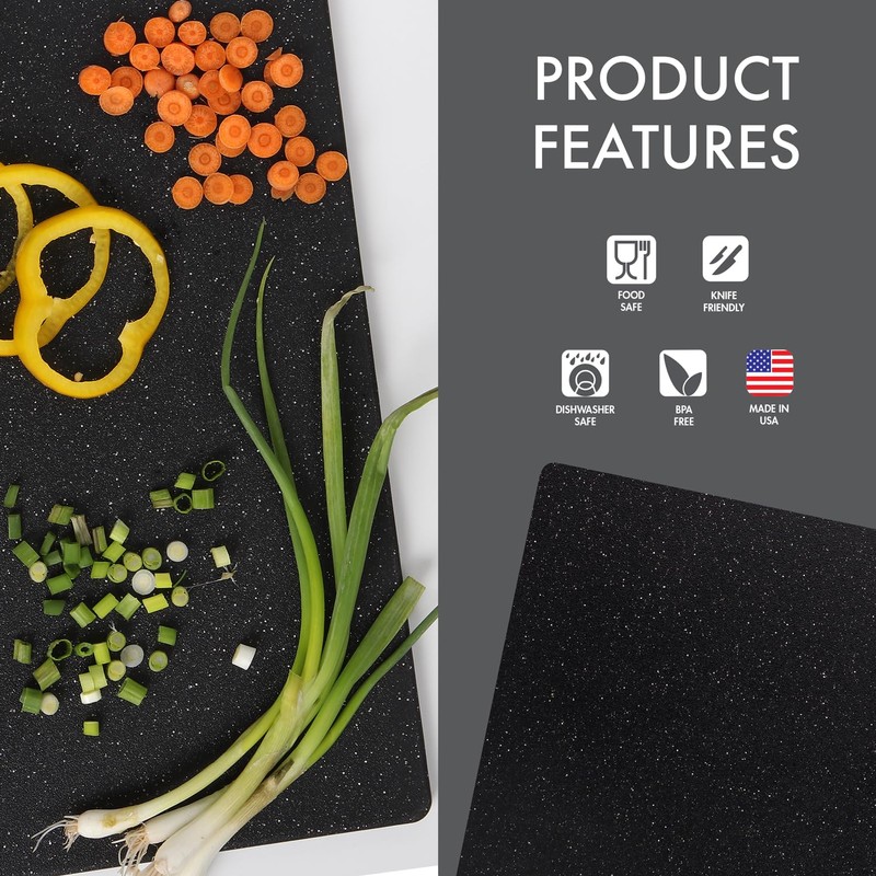 Dexas Superboard Reversible Pastry Board, 14 x 17 Inches, Midnight