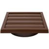 Vent Systems 6" Inch Brown Exhaust Vent Cover - Dryer