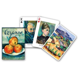 Piatnik 1595 54 Playing Cards with Cezanne Motif