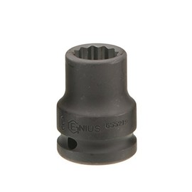 Genius Tools 453840 1/2" Dr. 40mm (12pt.) Thin Wall Impact Socket