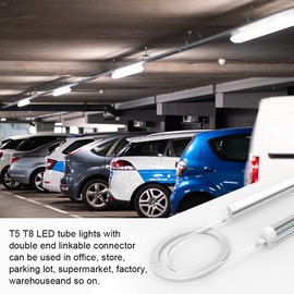 SHOPLED (4-Pack 4FT T5 T8 LED Shop Light Fixture Connecting Cords, Double-Ended Connector Cable for LED Tube Lights, 4-Pack