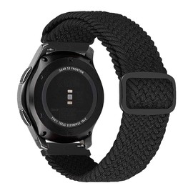 MroTech Braided Elastic Bracelets 22mm, Classic Black, Sports, Classic