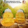 3 Pack Wasp Trap - for Wasps, Yellow Jackets, Hornets