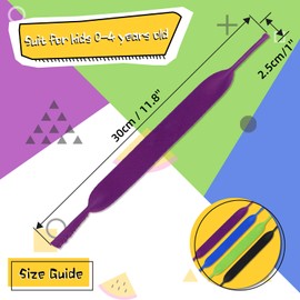 Weewooday 4 Pcs Toddler Baby Glasses Strap Nonslip Glasses Lanyard Wide Strap Eyewear Retainer (Black, Blue, Green, Purple)