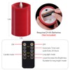 milysoek 1PCS, 3 x 5 inches Flameless Candle with Remote