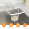 Aieve No Triangle Corner Strong Suction Cup Drainer Net Holder