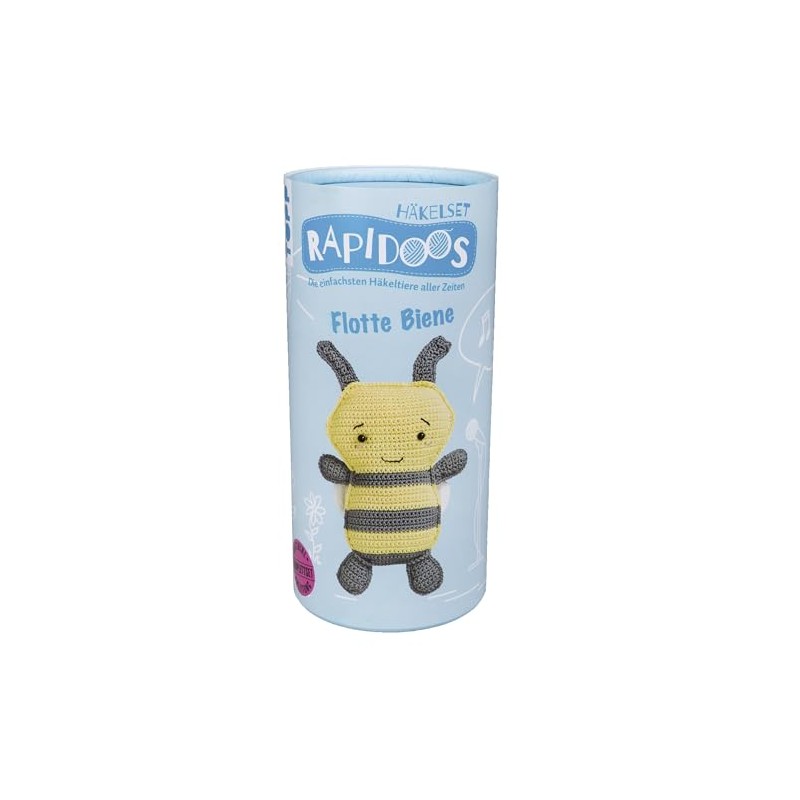 Rapidoos Crochet Kit Fleet Bee: The Easiest Crochet Animals of