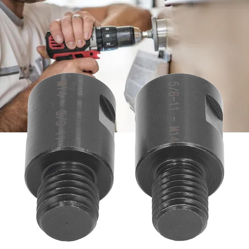 2 Piece Threaded Adapter Thread Chuck Insert Thread Conversion Adapter