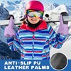 MCTi Kids Mittens Waterproof Winter Ski Warm Sherpa Lined Long