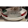 KLOC White Porcelain Pasta Serving Bowl 11in Vegetable and Herb