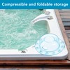 2 Pack Bathtub Overflow Cover,Bathtub Stoppers,6.1 Inch PVC Bathtub Overflow
