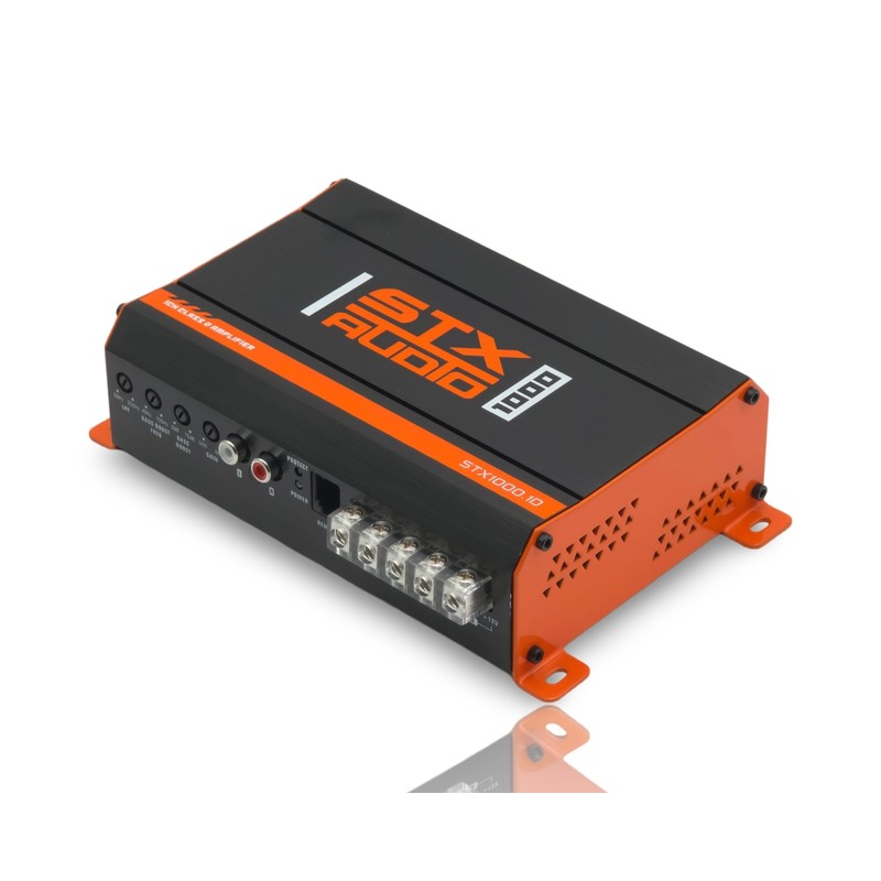 STX Audio STX1000.1D 1000-Watt Monoblock Class D Amplifier, 1 Ohm