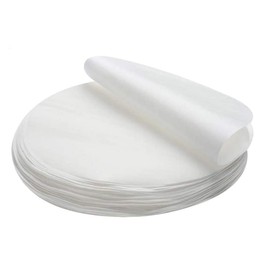 Baking Paper Round Non-Stick Baking Paper for Pans, Grill, Steam, Hamburger Patty Pater, 20 cm, 100 Pieces