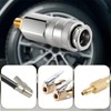 Air Pump Adapter Portable Tire Inflator Electric Air Compressor Adapter