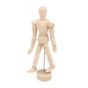 Wooden Figure Manikin with Flexible Joints Human Mannequin Sketch Art