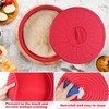 KOLUTI Nonstick Silicone Tortilla Warmer Container, 10 Inch Taco Storage