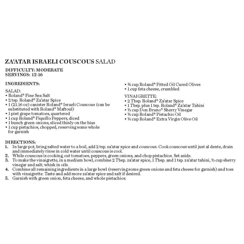 Roland Foods Za'atarSpice Blend, 16 Ounce