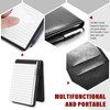 cobee Leather Pocket Notepad Holder, Mini Memo Book Portable Notebook