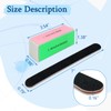 Black Nail File and Buffer, 1 Piece Large Square Sponge