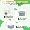 60 Pack Cat Litter Box Liners for Meo Want SC01,