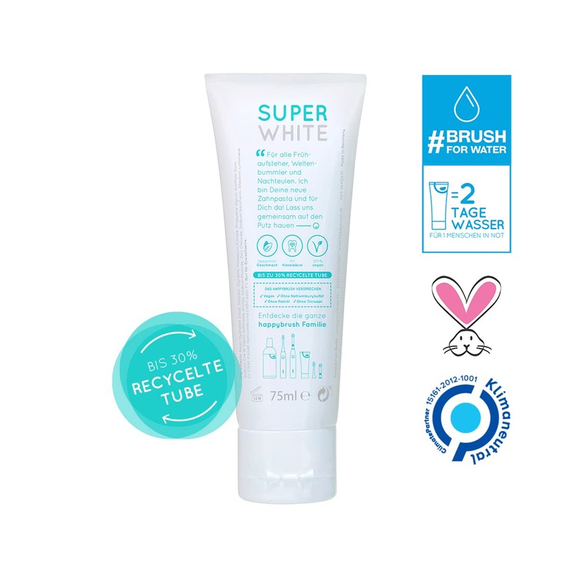 happybrush® Vegan Toothpaste Mix Pack - Natural Toothpaste for Healthy