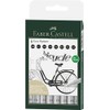 Faber-Castell ECCO PIGMENT Ink Pen Set of 4 (0.2/0.4/0.6/0.8 mm)