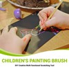 Scratching Wooden Brush, Graffiti Brush, Bamboo Brush, DIY Arts and
