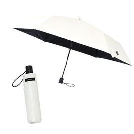 [aso] HEATBLOCK VERYKAL AM-HV265 Folding Umbrella, Sun or Rain, Parasol, Rain Umbrella, 99.99% UV Reduction, Men's, Women's,, sand white