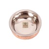 bona fide copper Serving Bowl,Stainless Steel Hammered Karahi and bowl