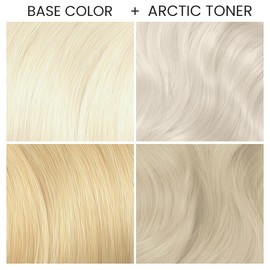 ARCTIC FOX 100% Vegan & Cruelty Free Vibrant Semi Permanent Hair Colour Dye - Arctic Toner 165 ml e
