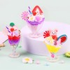 OLYCRAFT 140pcs Miniature Fruit Strawberry Dollhouse Mini Fruit for Dolls