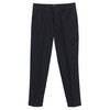 Gioberti Boys Flat Front Dress Pants, Black, 12