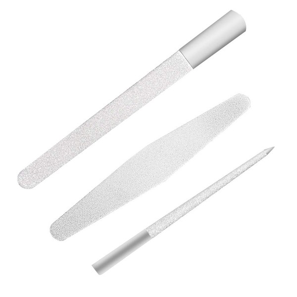 Metal Nail Files, Diamond Deb Foot Skin & Nail File Foot Dresser Diamond Dust Nails File Stainless Steel Double Sided Nail Files Professional Quality Product Chiropody File