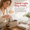 2Pcs Travel Soap Case, Portable Soap Box with Draining Board
