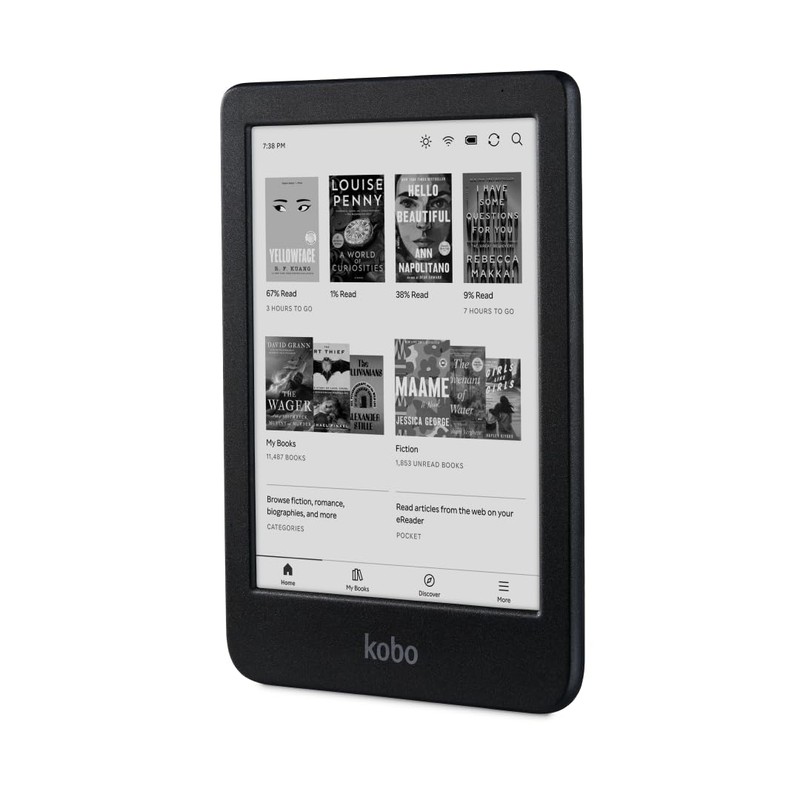 Kobo Clara BW eReader with Case Bundle (Cayenne Red SleepCover,