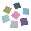 7 Pieces/Colours Mini Cutting Mat 2.4 x 2.4 Inch Square