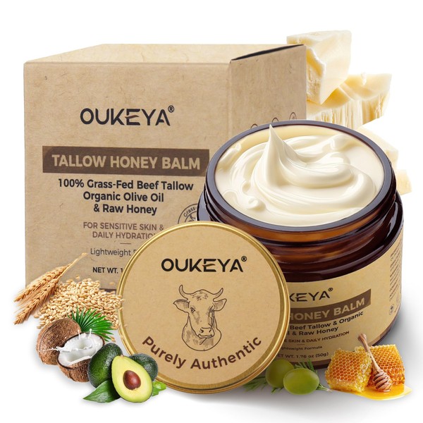 OUKEYA Beef Tallow Skin Care, Beef Tallow Face Cream, Tallow