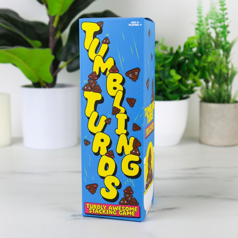 Gift Republic Tumbling Turds Poo-Themed Stacking Game for Kids Fun