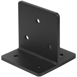 YIDU69Q 2 Pcs 6x6 Concealed Post Base,Heavy Duty Knife Plate Bracket, 3 Gauge Post Anchor Holders