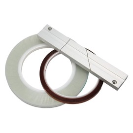 1/4 10 Inch Tape Splicing Set 1/4 inch splicing reel to reel tape Professional Aluminum Alloy 1/4 inch Splicing Tape Open Reel Leader Tape for Revoxsonido, 1/4 Tape Reels