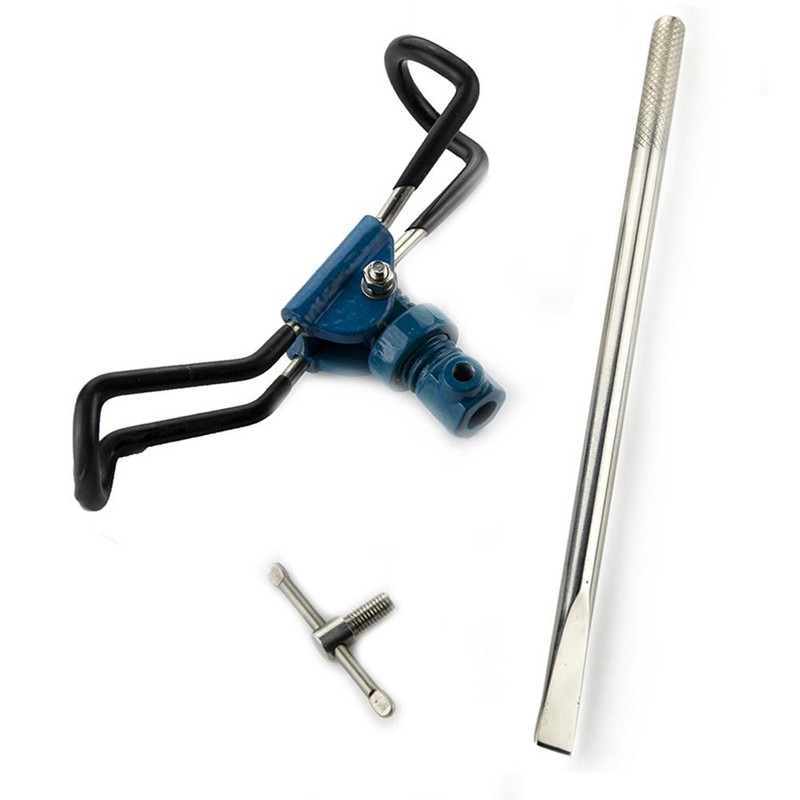 Stainless Steel Fishing Rod Holder Ground Support Stand 360 Degree