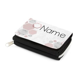 Striefchen Wallet for Teens with Name and Motif of Your Choice, Geometric shapes, Modern