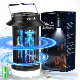 Morole 💯Bug Zapper Rechargeable Mosquito Zapper W/LED Light for Indoor Outdoor Home