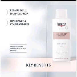 Eucerin Spotless Brightening Body Lotion 250ml | Light texture | Even skin tone | Non-greasy