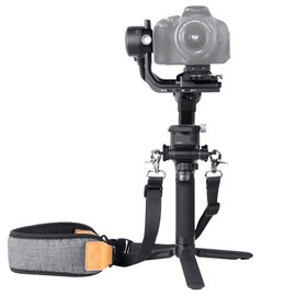 Hensych Dual Metal Hook Strap Stress Reliever Shoulder Belt Lanyard for RS 2/RSC 2/Ronin-S/Ronin-SC Thick Soft Comfortable Dense-weavening Nylon Strap Quick Assembly & Disassembly