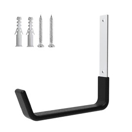 LIEWEILS Outdoor Hose Holder – Versatile Garden Hose Wall Mount with Hose Hanger, Perfect for Outside Hose Organization (Black 1 Pack)