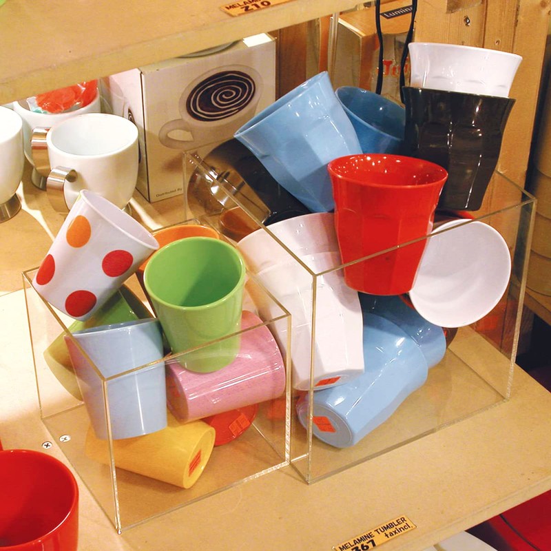 CREW'S AB-100 Acrylic Box, 5 Sided 3.9 inches (10 cm)