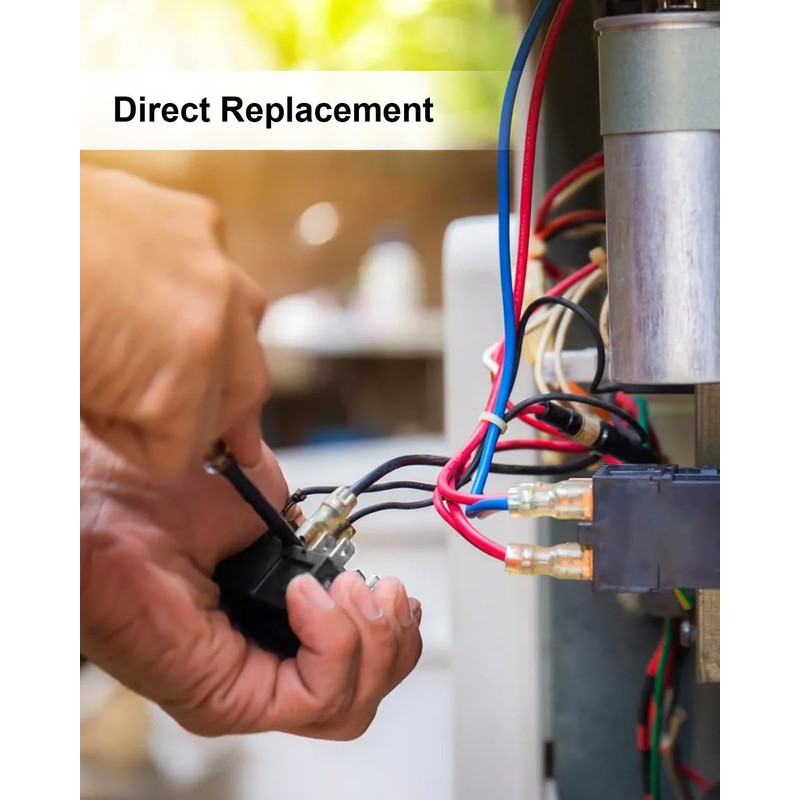 2 Pcs Furnace Relay - DPST General Purpose Relay for
