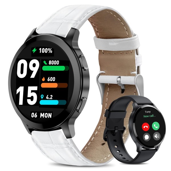 HOAIYO Smartwatch Men Women with Phone Function, 1.5 Inch Fitness