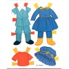 VINTAGE UNCUT 1972 MRS BEASLEY PAPER DOLL ORG SZ LASER